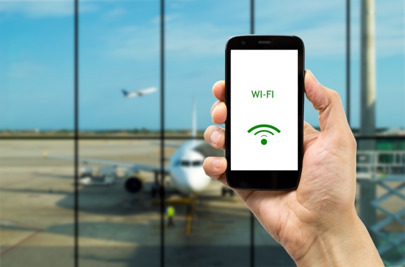 Quảng cáo wifi marketing tại sân bay