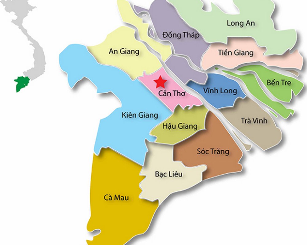 Thông tin về các tỉnh Miên Tây Nam Bộ