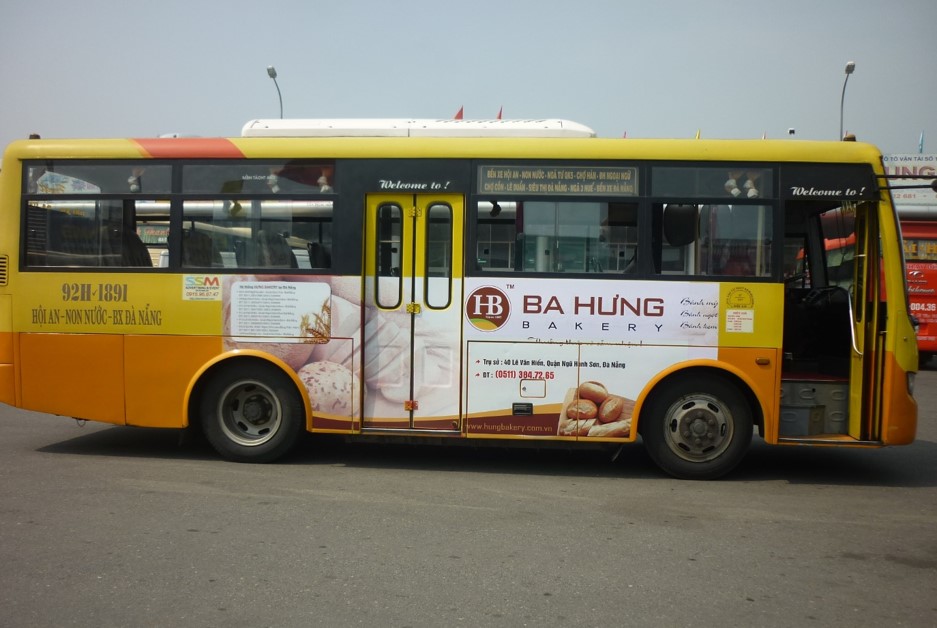 Báo giá quảng cáo trên xe buýt miền Trung