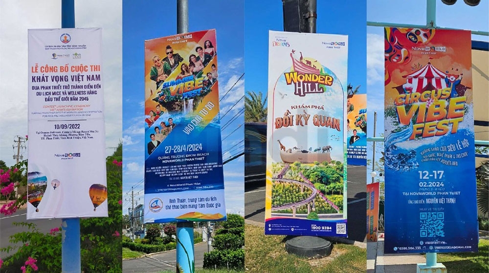 Chi phí treo băng rôn, phướn quảng cáo mới nhất 2026 10 Phướn, băng rôn quảng cáo tận dụng khoảng thời gian chờ đèn đỏ, gia tăng tần suất tiếp cận khách hàng