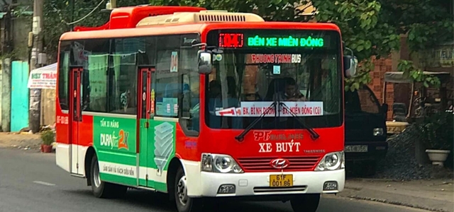 Báo giá quảng cáo xe buýt Bình Dương 2025 | Danh sách tuyến xe và hướng triển khai hiệu quả 6 Xe bus Bình Dương được chia thành các tuyến nội tỉnh, liên tỉnh, du lịch, quốc tế vô cùng đa dạng. Ảnh: Internet