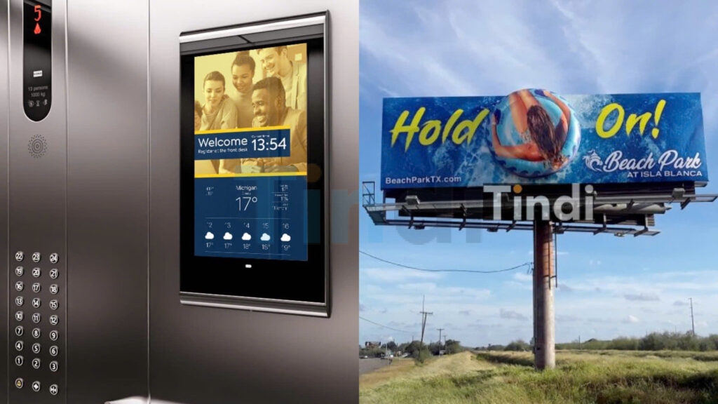 so sánh quảng cáo thang máy và quảng cáo ngoài trời năm 2025