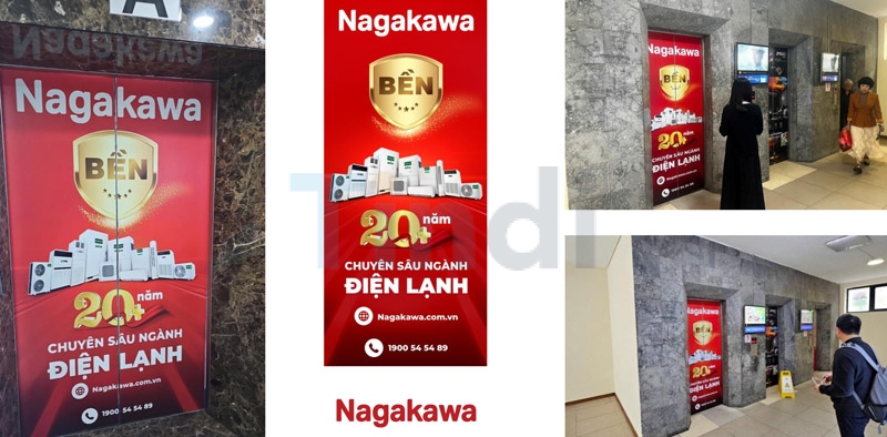 Báo Giá Quảng Cáo Cửa Thang Máy Mới Nhất 2025: Cập Nhật Toàn Quốc 7 Báo giá quảng cáo cửa thang máy: 5 triệu đồng/thang máy/tháng (áp dụng với cả hình thức dán decal lên cửa và đặt standee).