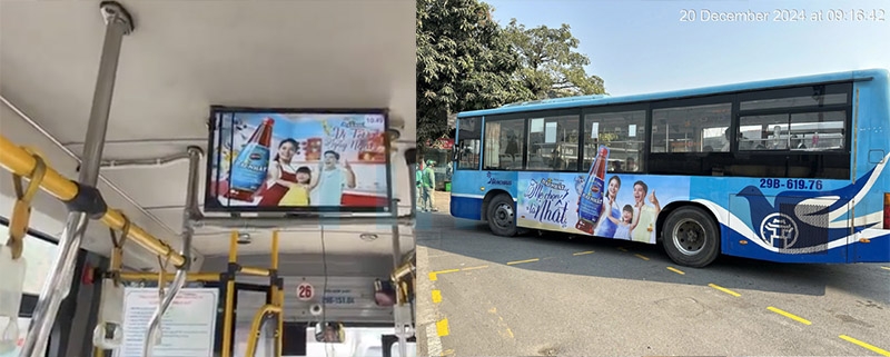 Quảng cáo LCD xe bus