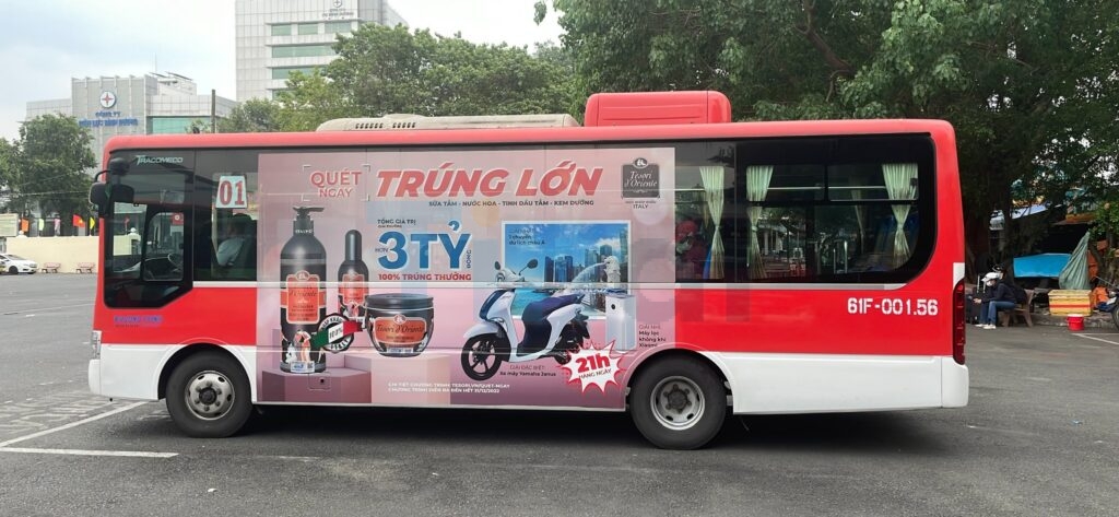 Quảng cáo xe buýt tại Bình Dương – Tiếp cận khu công nghiệp và dân cư trẻ 13 Tiếp cận hàng trăm nghìn công nhân, nhân viên văn phòng, kỹ sư và nhà quản lý khi quảng cáo xe buýt khu công nghiệp Bình Dương