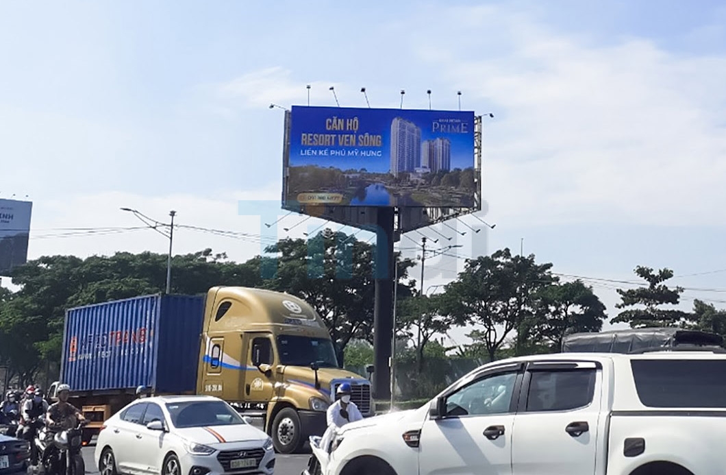 5 vị trí vàng đặt billboard tại TP.HCM bạn nên biết 14 Billboard tại TP.HCM - Nguyễn Hữu Thọ, Nguyễn Văn Linh