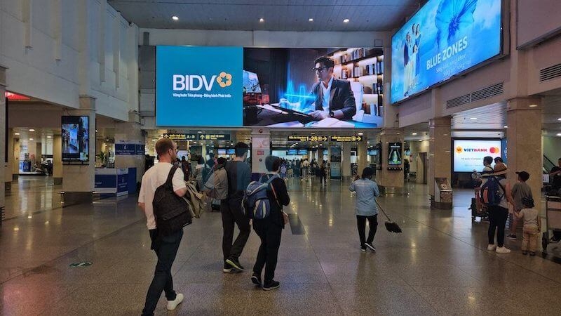 Quảng cáo tại sân bay