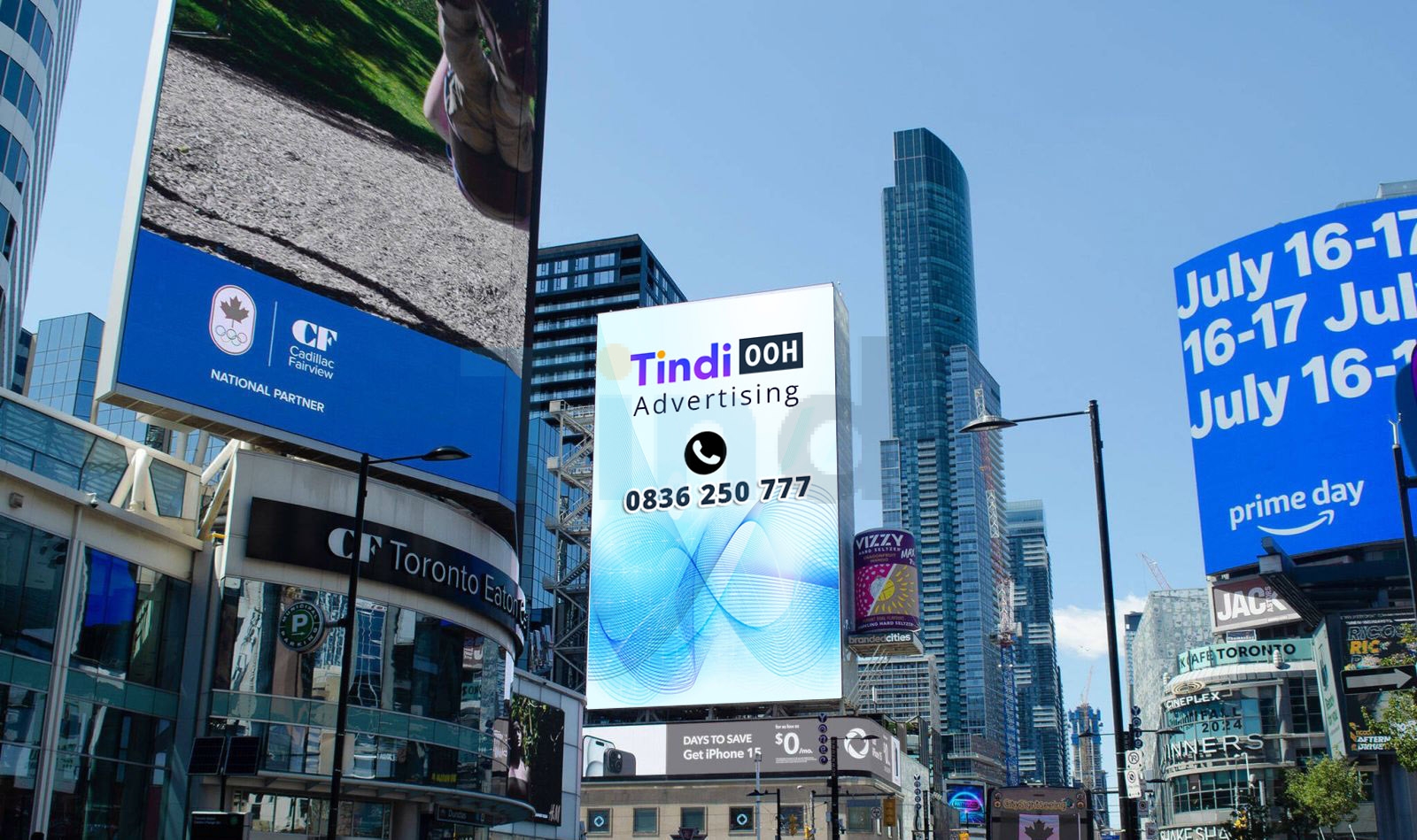 Quảng cáo LED ngoài trời và Pano truyền thống - Tindi OOH