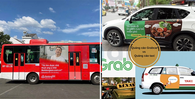 Quảng cáo xe buýt và taxi