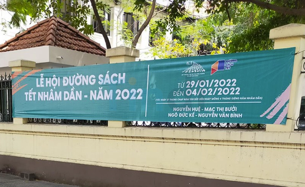 Quảng cáo phướn, băng rôn cho khai trương – sự kiện: Có nên làm không? 13 Treo băng rôn khai trương lễ hội sách tết nhâm dần năm 2022