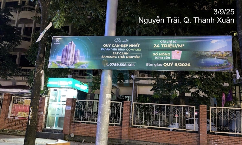 Quy định treo phướn, băng rôn quảng cáo ngoài trời mới nhất 2026 6 Quy định treo phướn và băng rôn quảng cáo ngoài trời tại Việt Nam