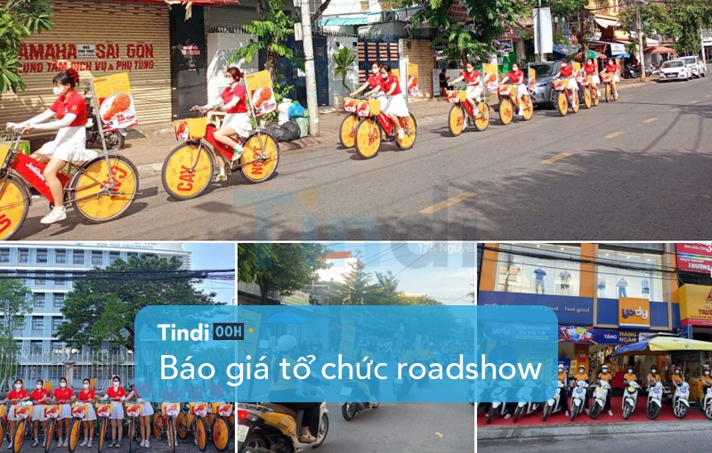 Báo giá tổ chức chạy roadshow toàn quốc trọn gói - Tindi Media