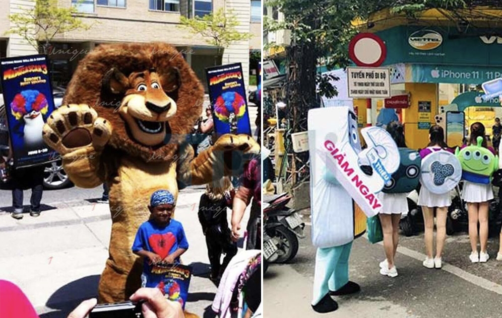 Dịch vụ tổ chức Roadshow đi bộ (Human Billboard) 2026: Báo giá và quy trình triển khai 16 Roadshow đi bộ kết hợp với hoạt náo là hình thức có tính “gây đám đông” cao nhất