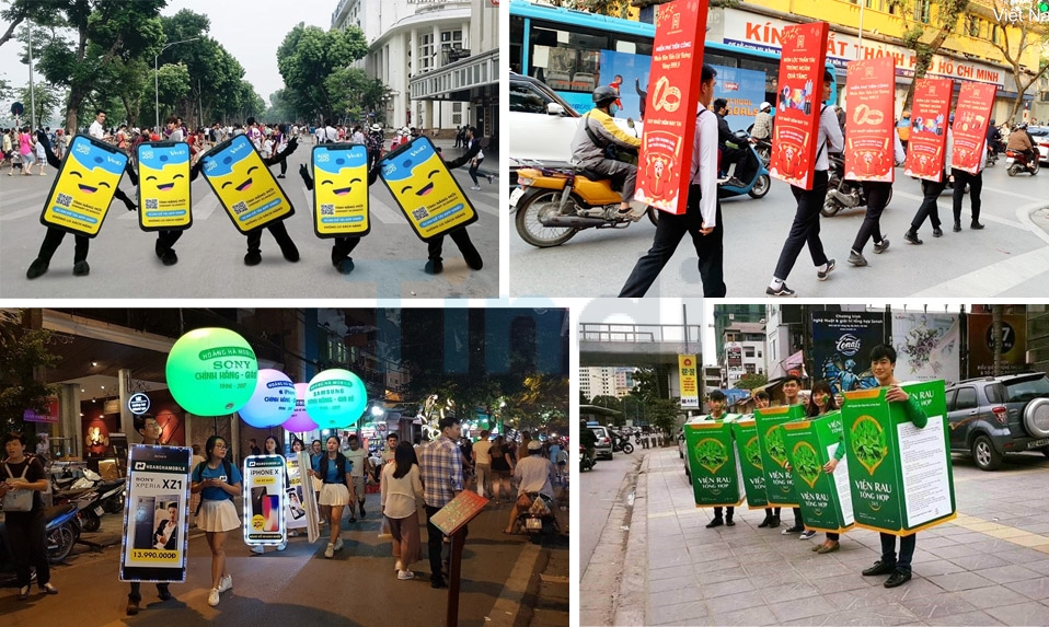 Dịch vụ tổ chức roadshow trọn gói A-Z toàn quốc 2026 uy tín, chuyên nghiệp 10 Roadshow đi bộ với hoạt náo viên mang đến sự nhộn nhịp ngay tại chỗ