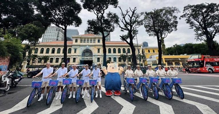 Dịch vụ tổ chức chạy Roadshow tại TP.HCM uy tín, chuyên nghiệp 2026 15 Chạy Roadshow xe đạp tại Hồ Chí Minh tiết kiệm nhiều chi phí thân thiện môi trường