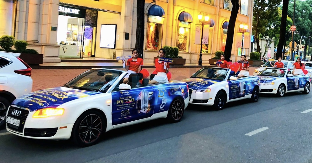 Roadshow xe sang, xe mui trần đáp ứng được nhiều sự kiện của thương hiệu, tổ chức