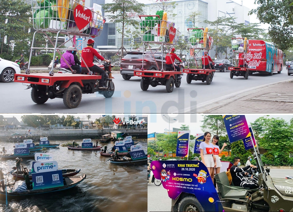 Roadshow sáng tạo có thể kết hợp các hình thức Roadshow lại với nhau để tạo điểm nhấn riêng