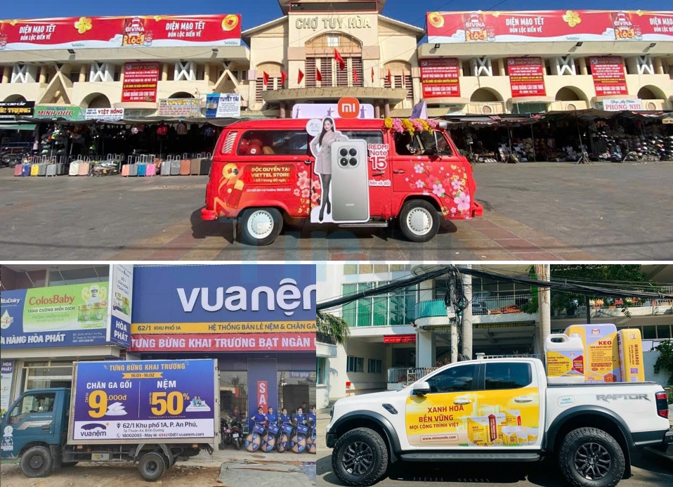 Kết hợp Roadshow xe bán tải, xe tải và xe máy tạo nên chiến dịch đặc sắc, ấn tượng