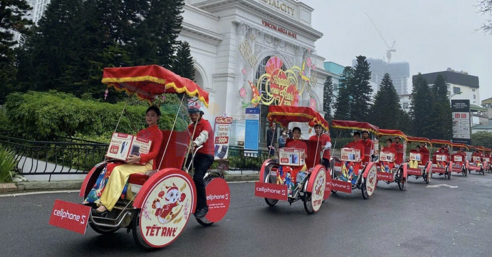 Dịch vụ tổ chức chạy Roadshow xích lô sáng tạo, ấn tượng | Báo giá & triển khai toàn quốc 18 Quảng cáo xích lô tăng trải nghiệm & tương tác với khách hàng