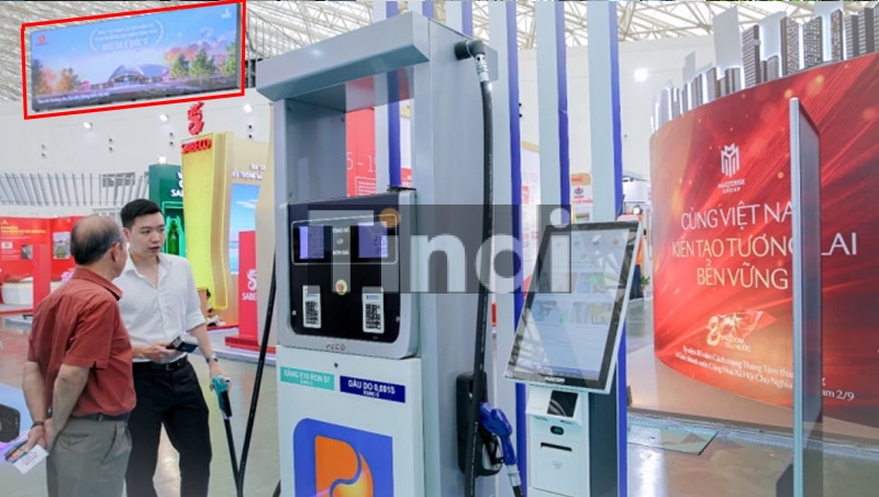 Dịch vụ quảng cáo tại cây xăng, trạm đổ xăng 2026 | Báo giá & triển khai toàn quốc 23 Quảng cáo biển thả trần tại trạm xăng là hình thức giúp mở rộng không gian hiển thị trong khu vực bơm xăng